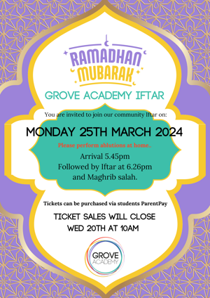 Grove Academy Iftar 2