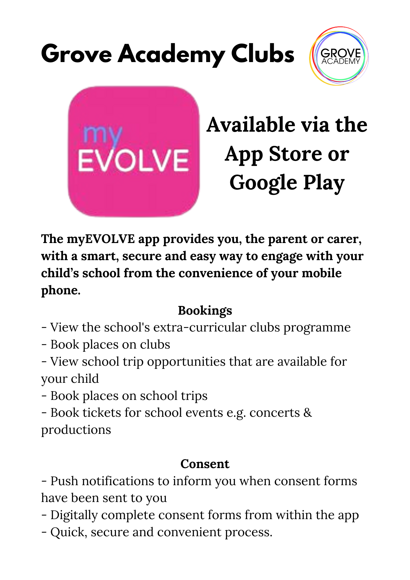 My Evolve Clubs 1